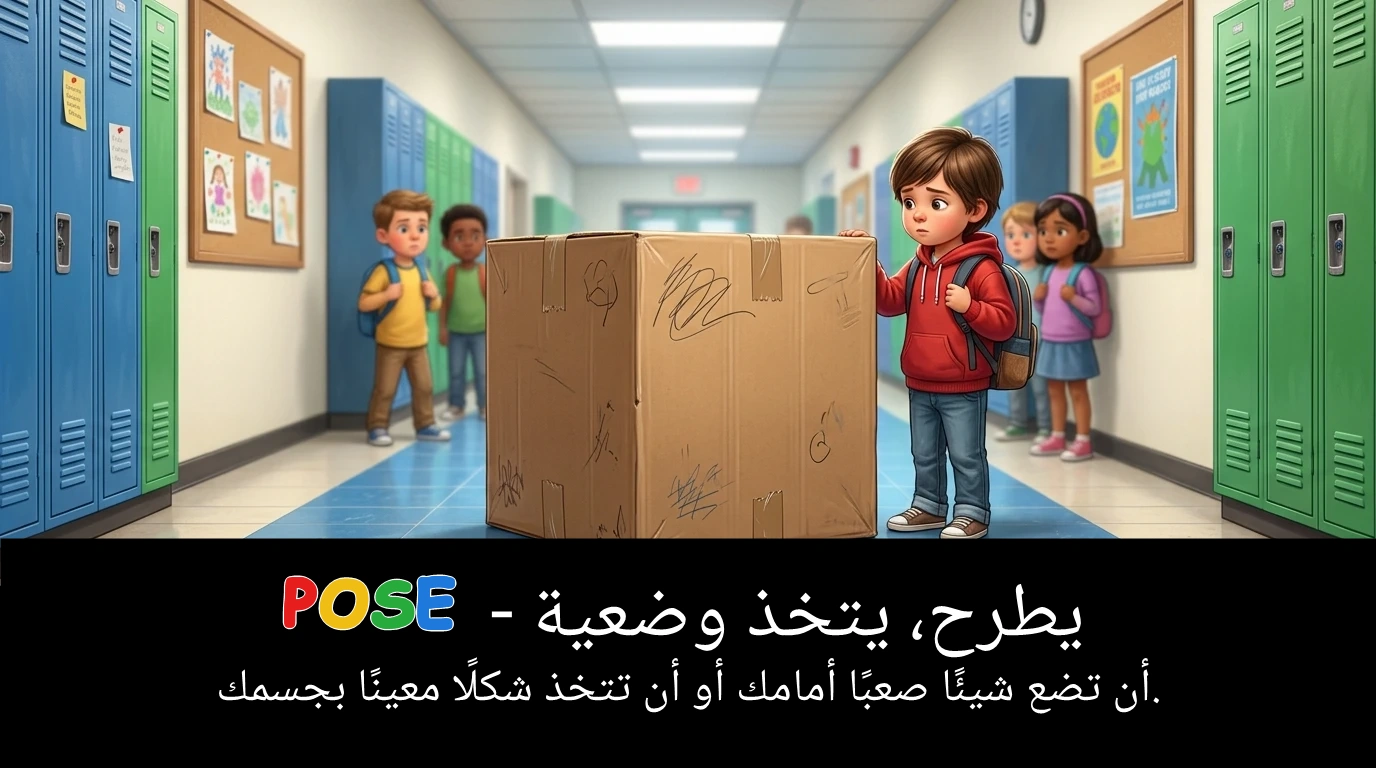 Arabic Illustration for pose
